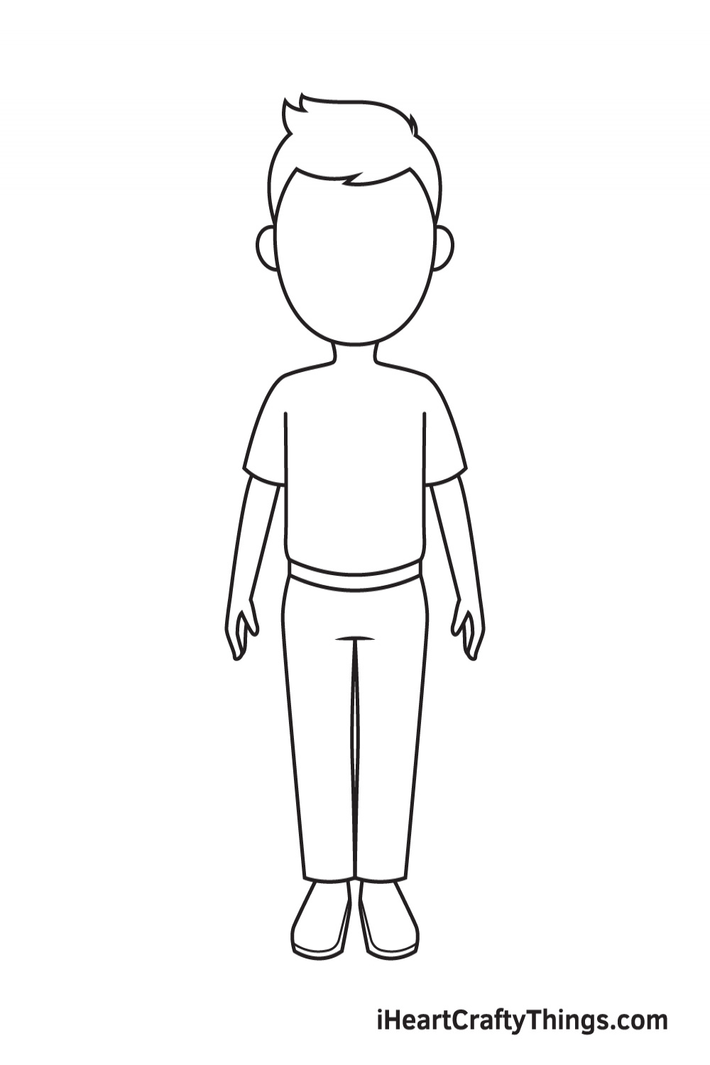 Cartoon People Drawing - How To Draw Cartoon People Step By Step