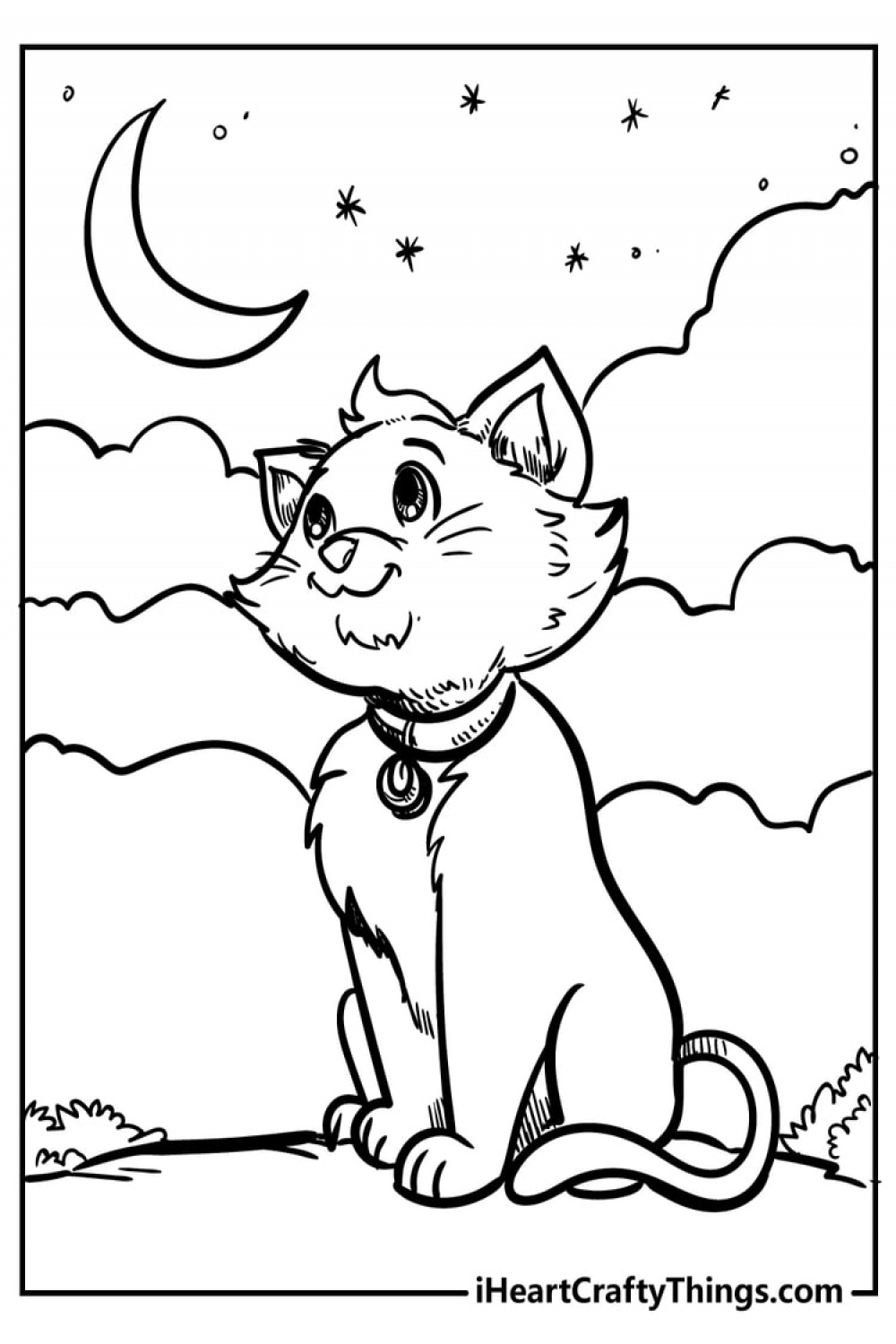 Cat Coloring Pages (% Free Printables)