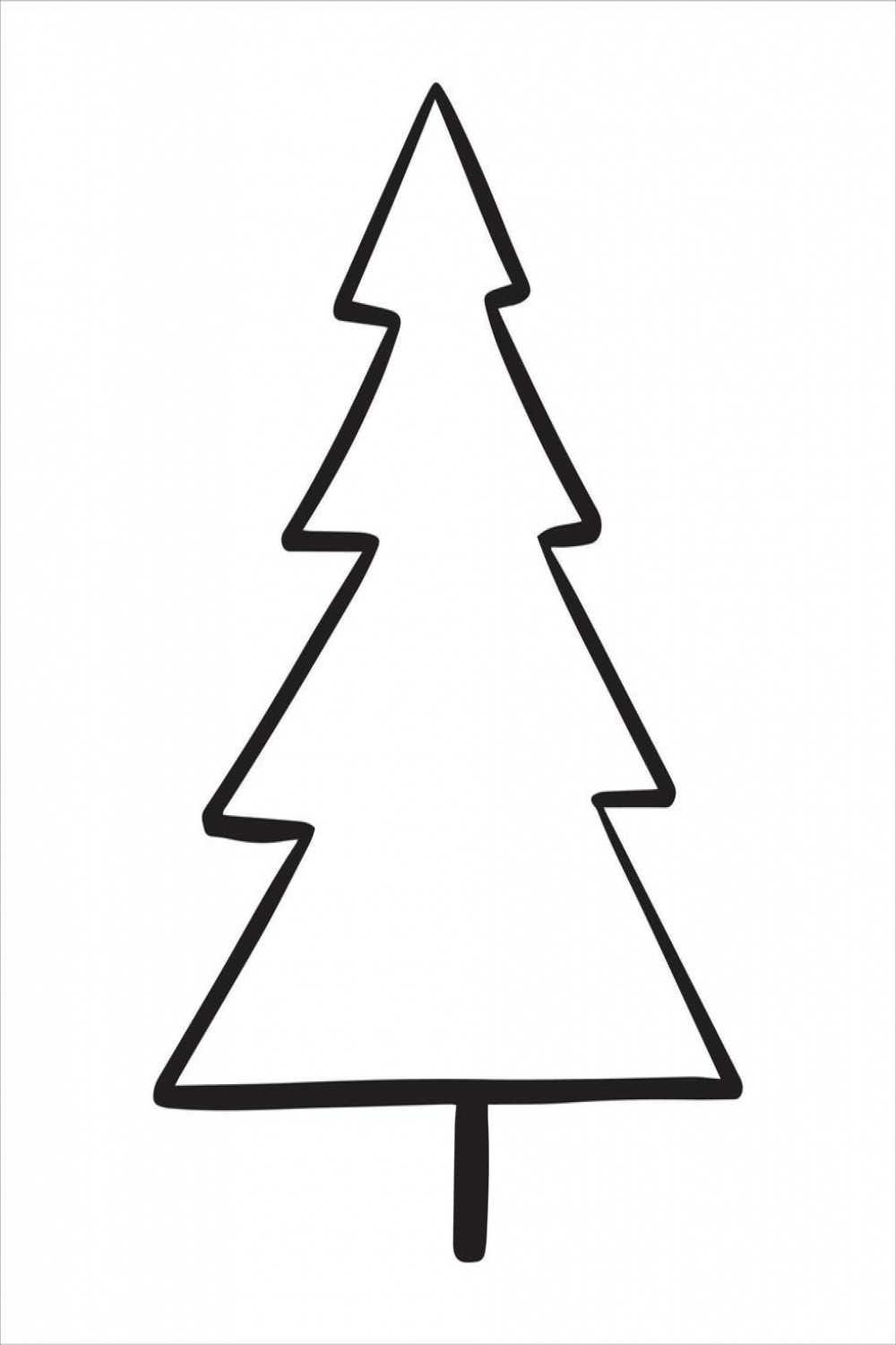 Christmas Tree Drawing Vector Art, Icons, and Graphics for Free