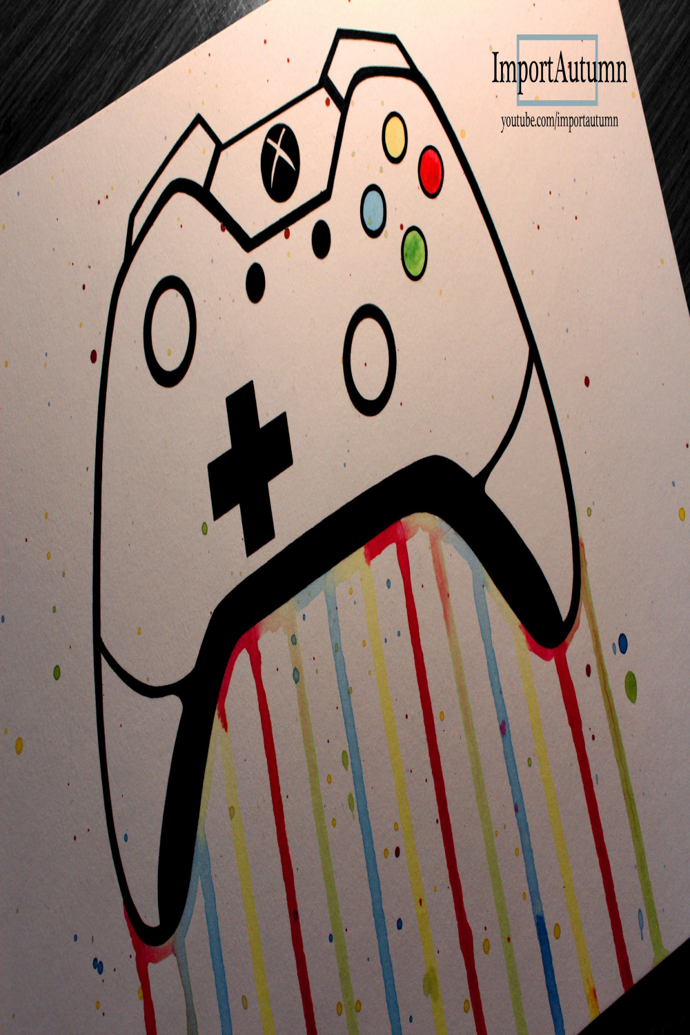 Daily Drawing # - Xbox One Controller!  Mini canvas art, Daily