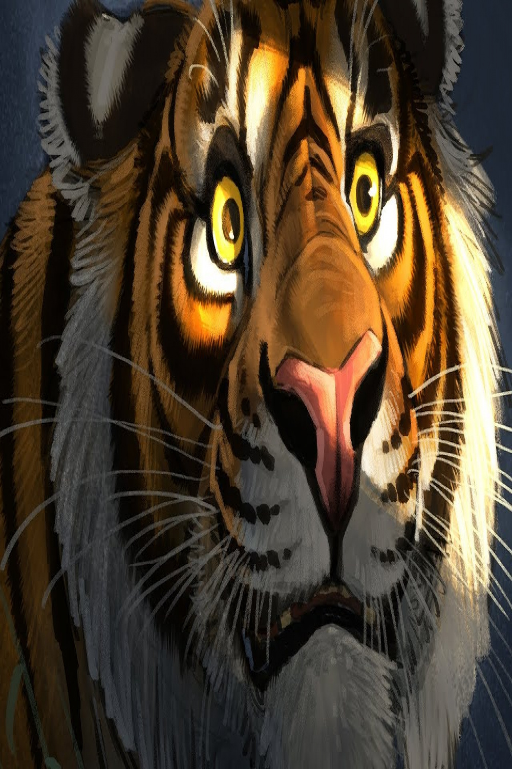 Digital Painting - Photoshop - Tiger