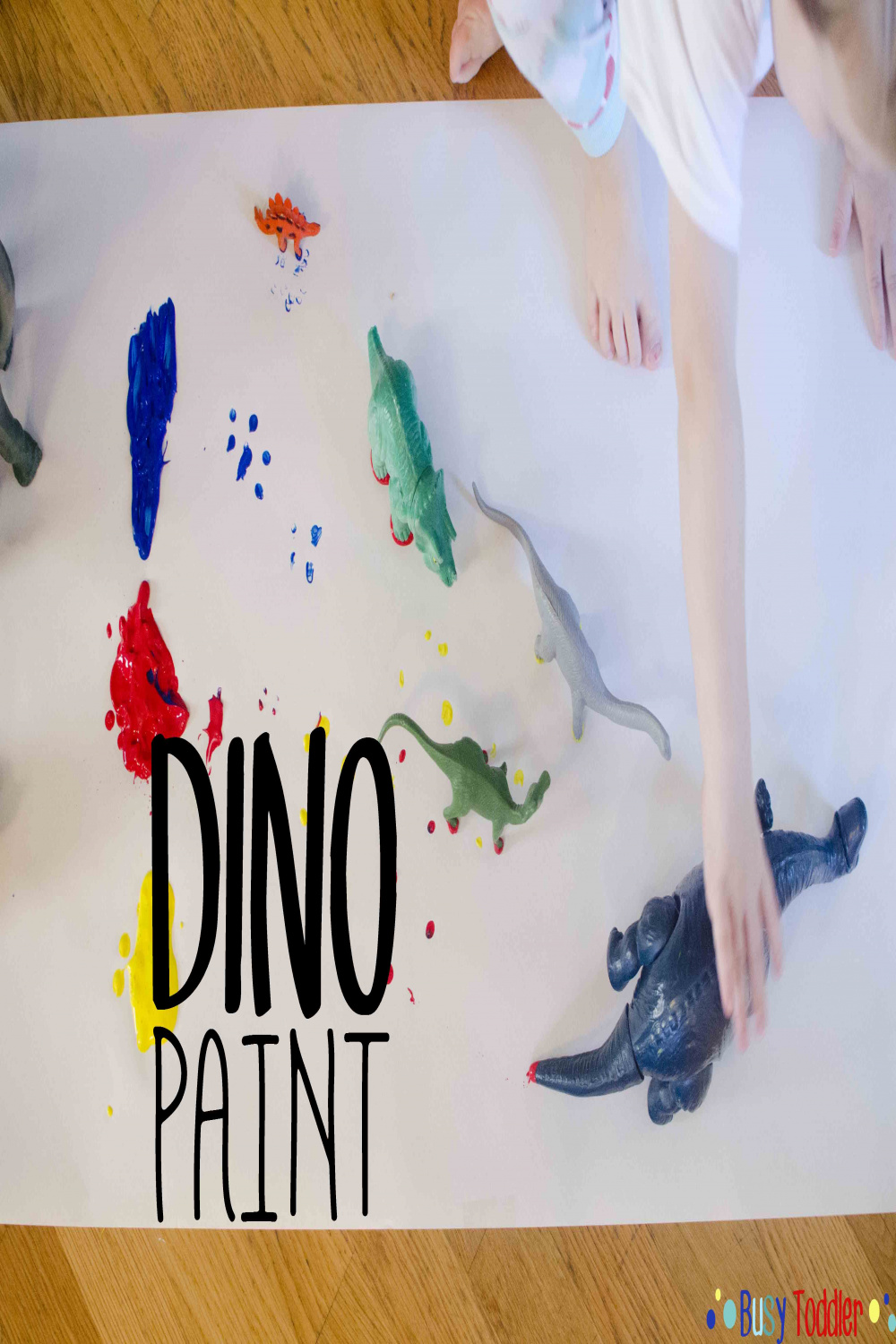 Dino Paint Art Activity - Busy Toddler