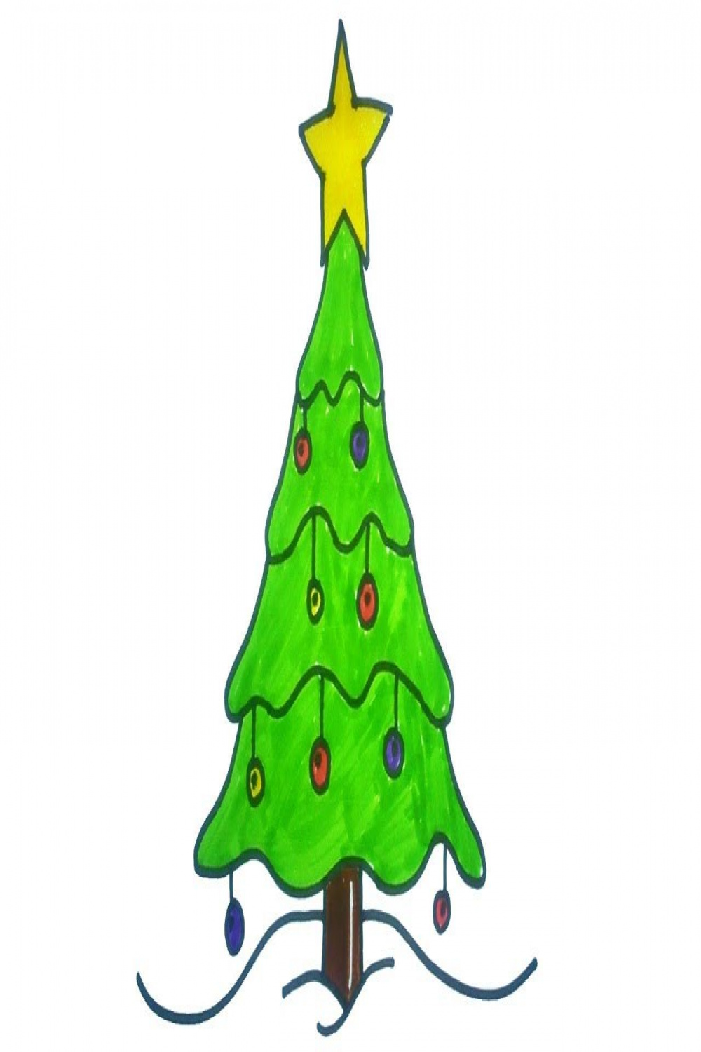 DIY Christmas Tree Drawing Ideas: Projects To Do With The Kids