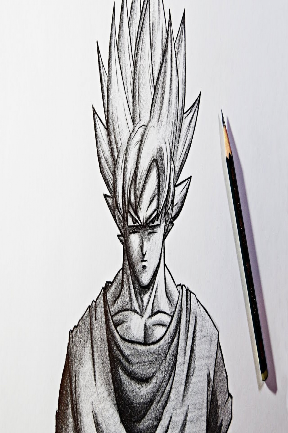 Dragon Ball Super Pencil Drawing  Goku Super Saiyan Zeichnen