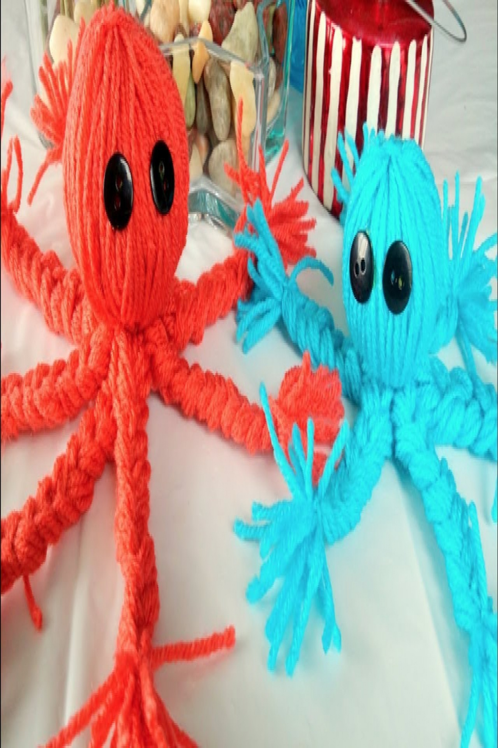 Easy Yarn Crafts For Kids  How To Make A Yarn Octopus