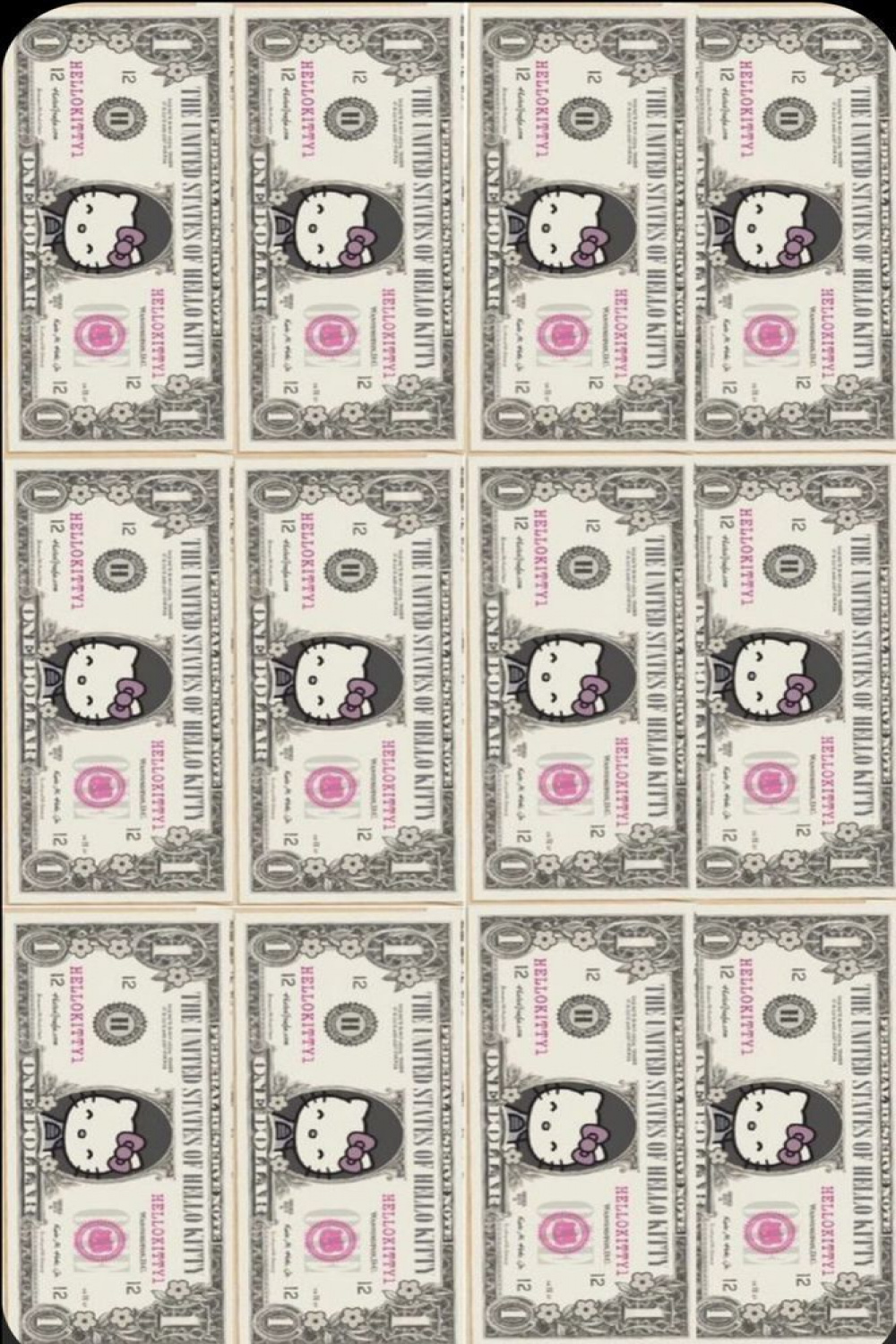 Hello kitty dolar$ in   Hello kitty party, Hello kitty