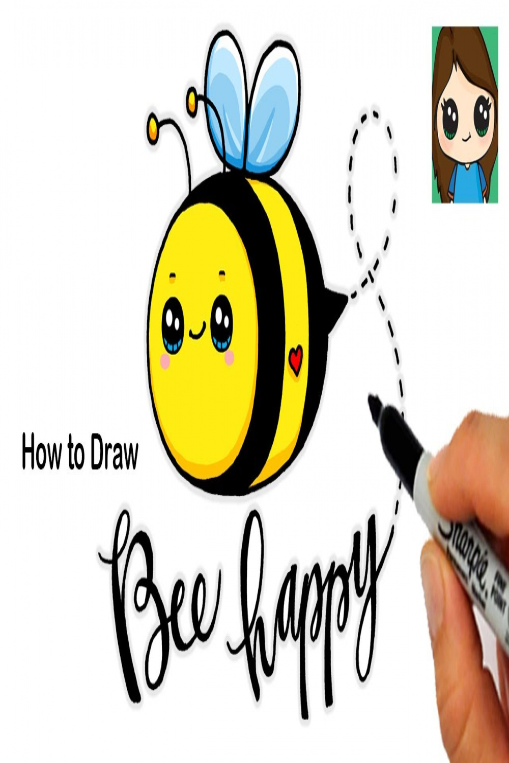 How to Draw a Bee 🐝  Cute Pun Art #