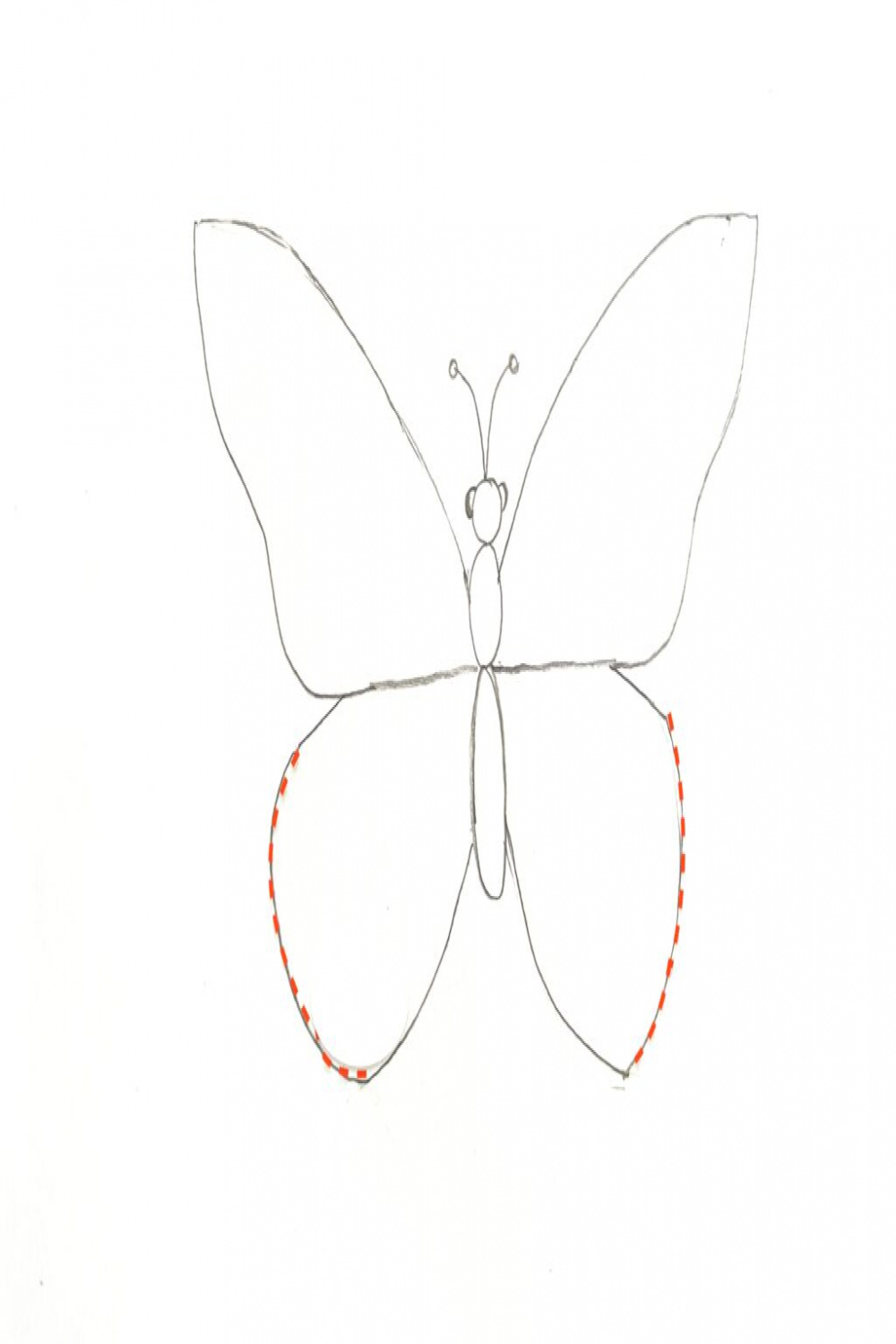 How to Draw a Butterfly Easy-Peasy & Fast ! {for kids, teens and