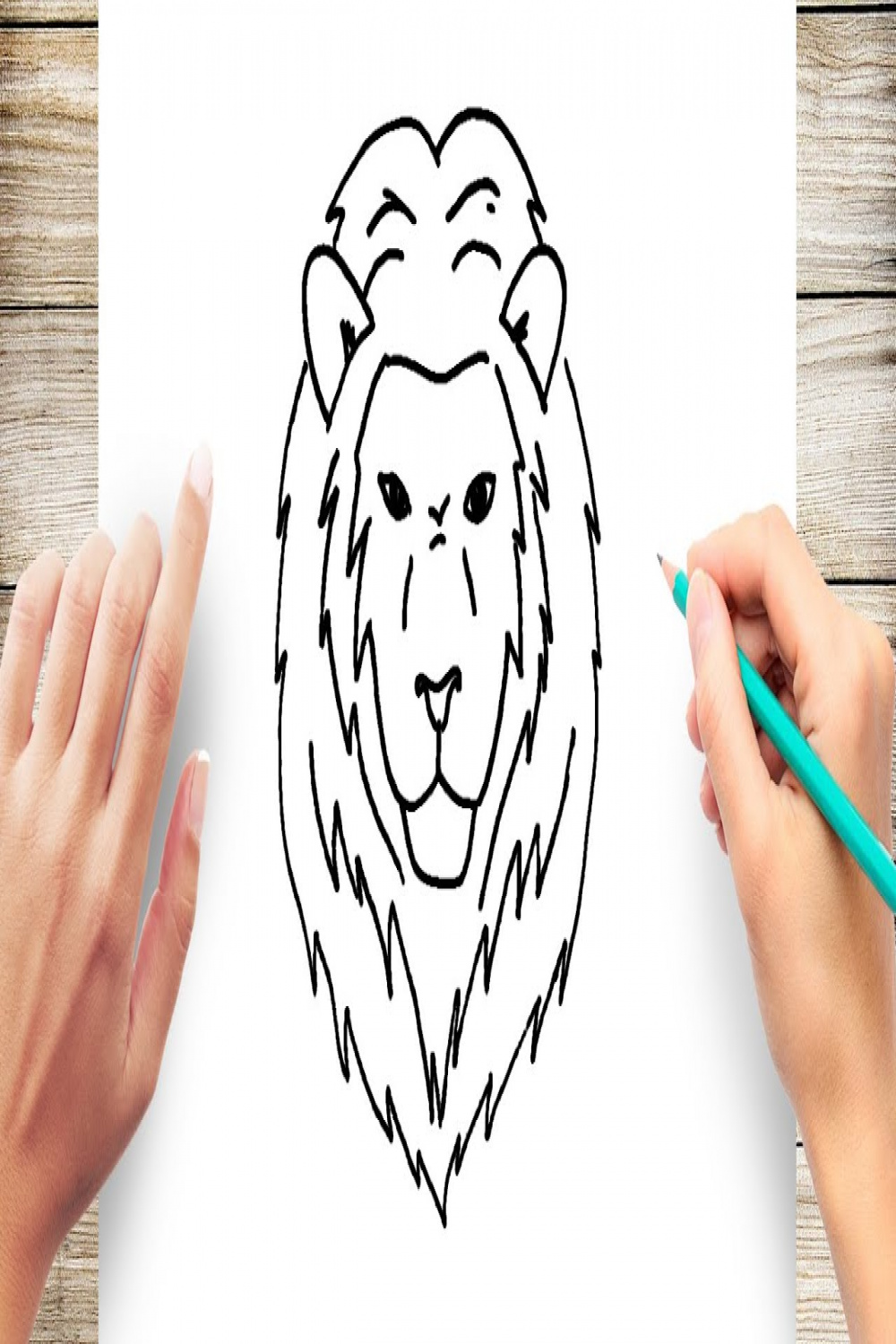 How to Draw a Lion Face Step by Step for Kids #Lion