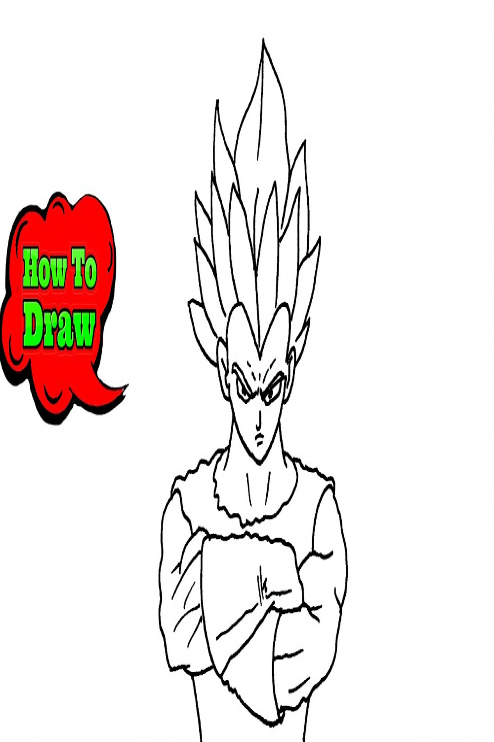 How To Draw Dragon Ball Z Characters  Dragon Ball Z Drawing Tutorial Easy