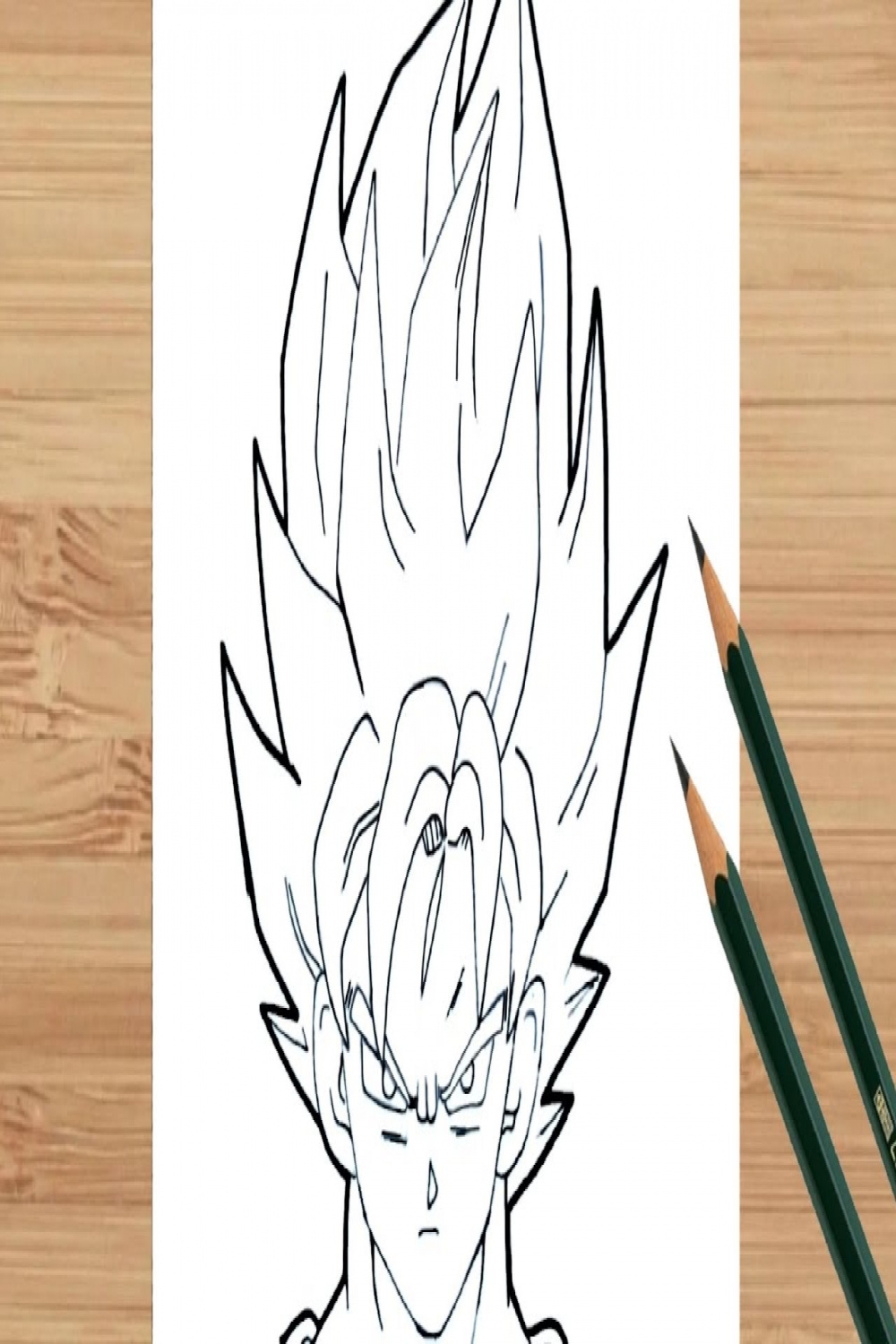 HOW TO DRAW GOKU - how to draw anime