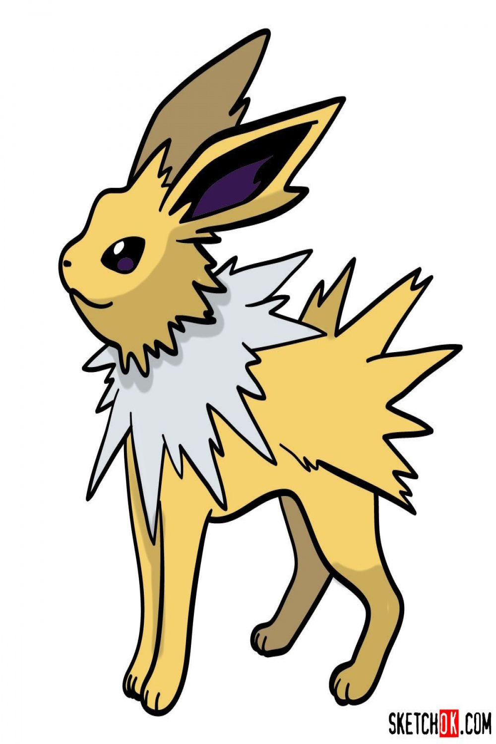 How to draw Jolteon Pokemon  Pokemon, Drawings, Pokemon drawings