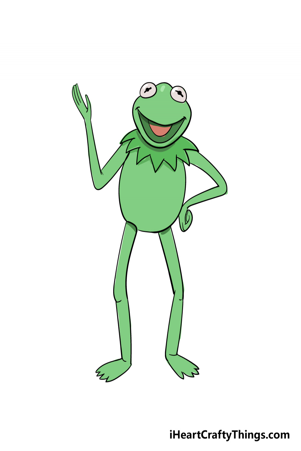 Kermit The Frog Drawing - How To Draw Kermit The Frog Step By Step