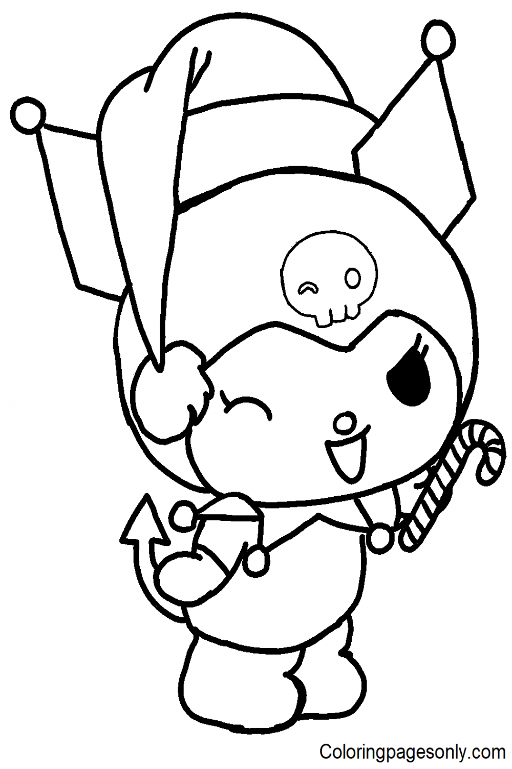 Kuromi Coloring Pages - Coloring Pages For Kids And Adults  Hello