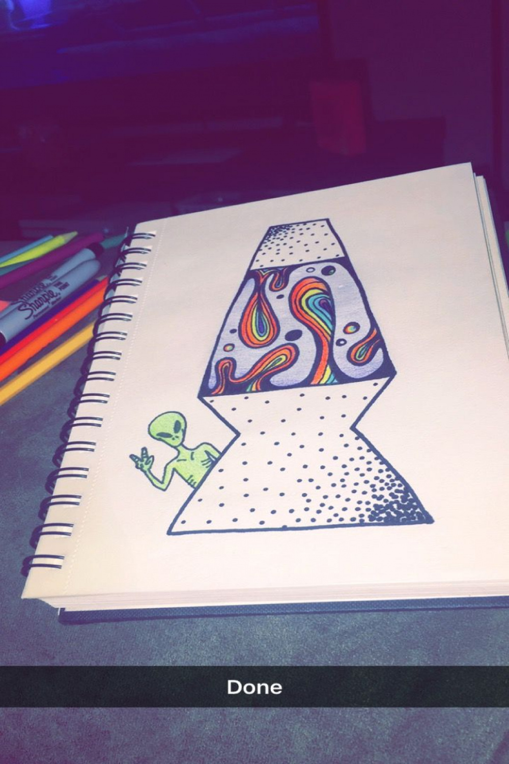 Lava Lamp Alien Drawing  Trippy drawings, Alien drawings, Hippie