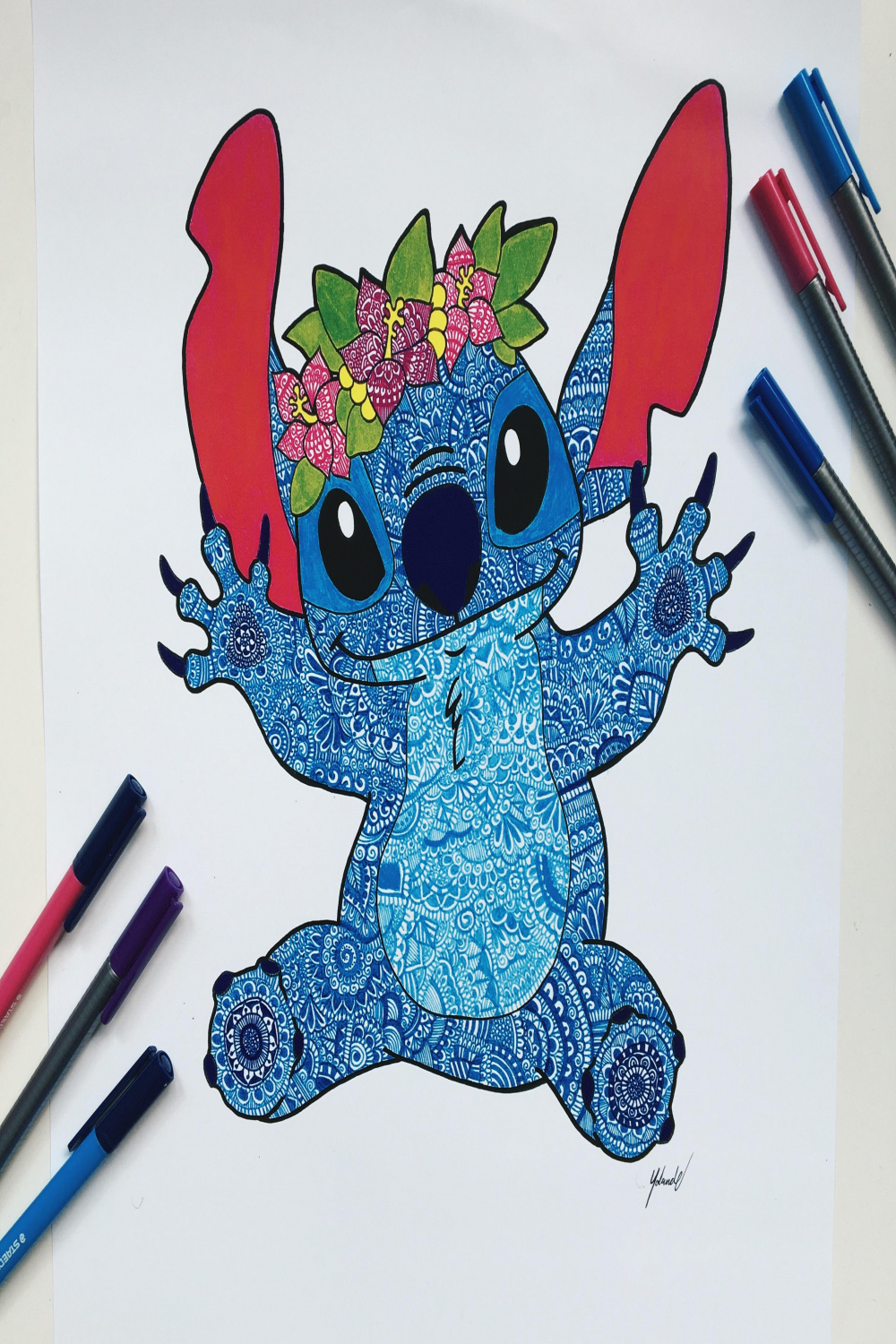 Mandala Stitch drawing : r/drawing