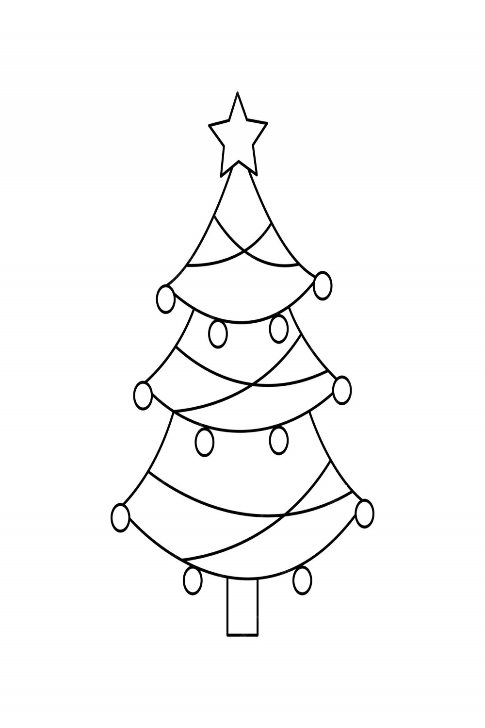 Premium Vector  Vector illustration of cartoon christmas tree on