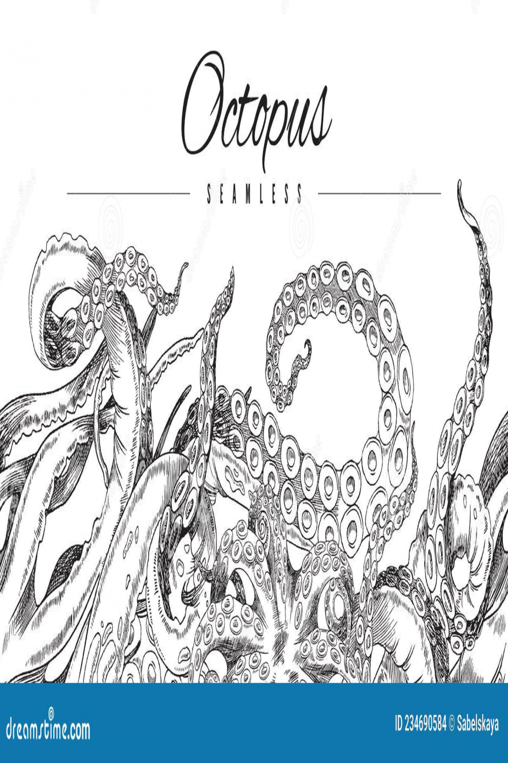 Seamless Octopus Pattern