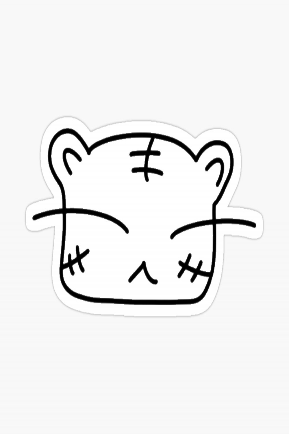 SEVENTEEN HOSHI tiger drawing  Sticker