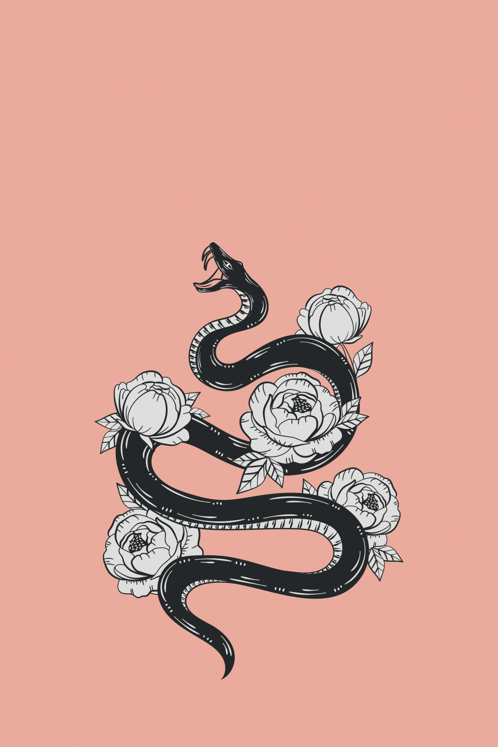 snake art  Snake art, Snake illustration, Snake wallpaper