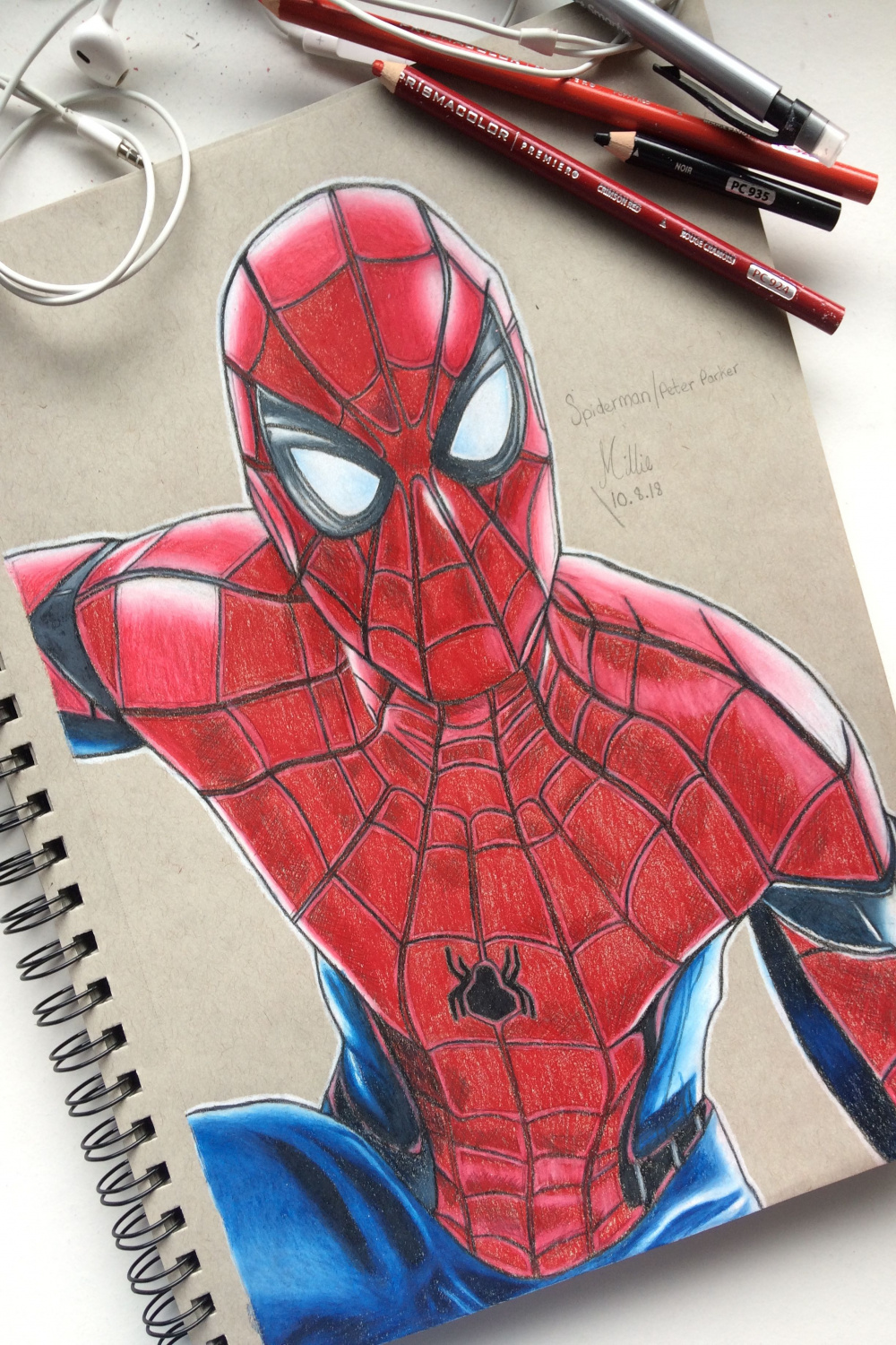 Spider-Man/ Peter Parker • #drawing #art #sketch #sketchbook