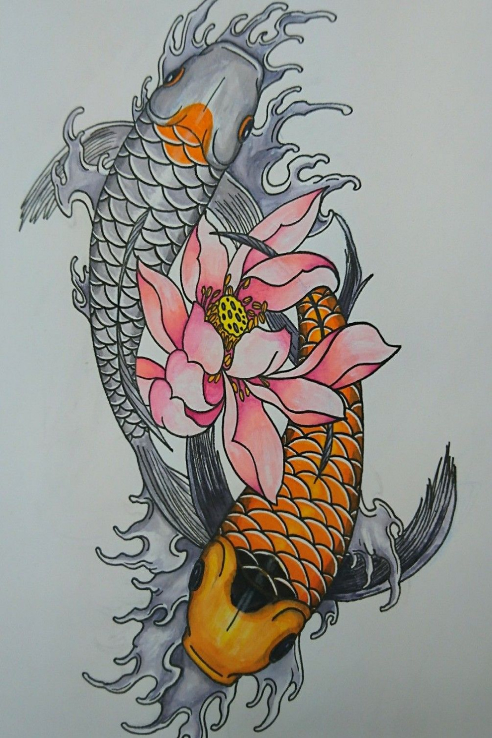 Tattoodo  Koi tattoo sleeve, Koi tattoo design, Koi fish drawing