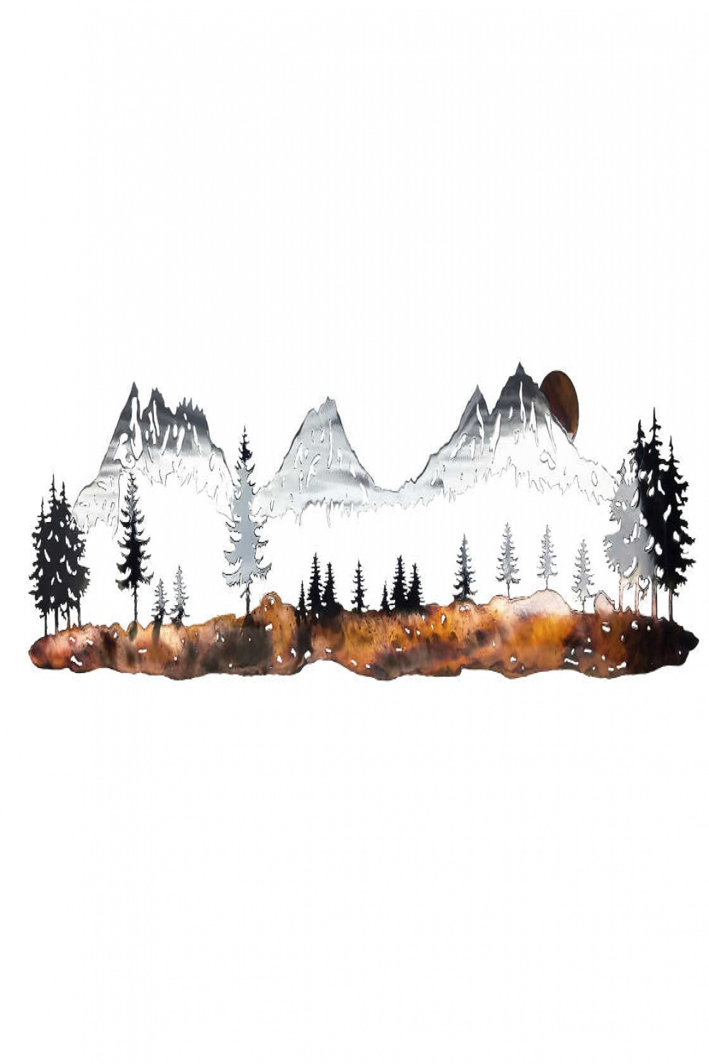 Three Sisters Mountain Art - Sunriver Metal Works will customize