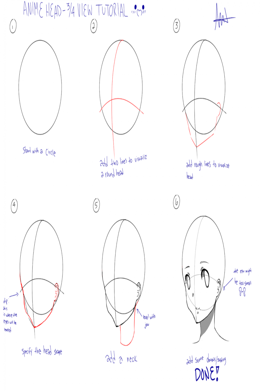 / View Anime Head Tutorial by DonutAddic on DeviantArt