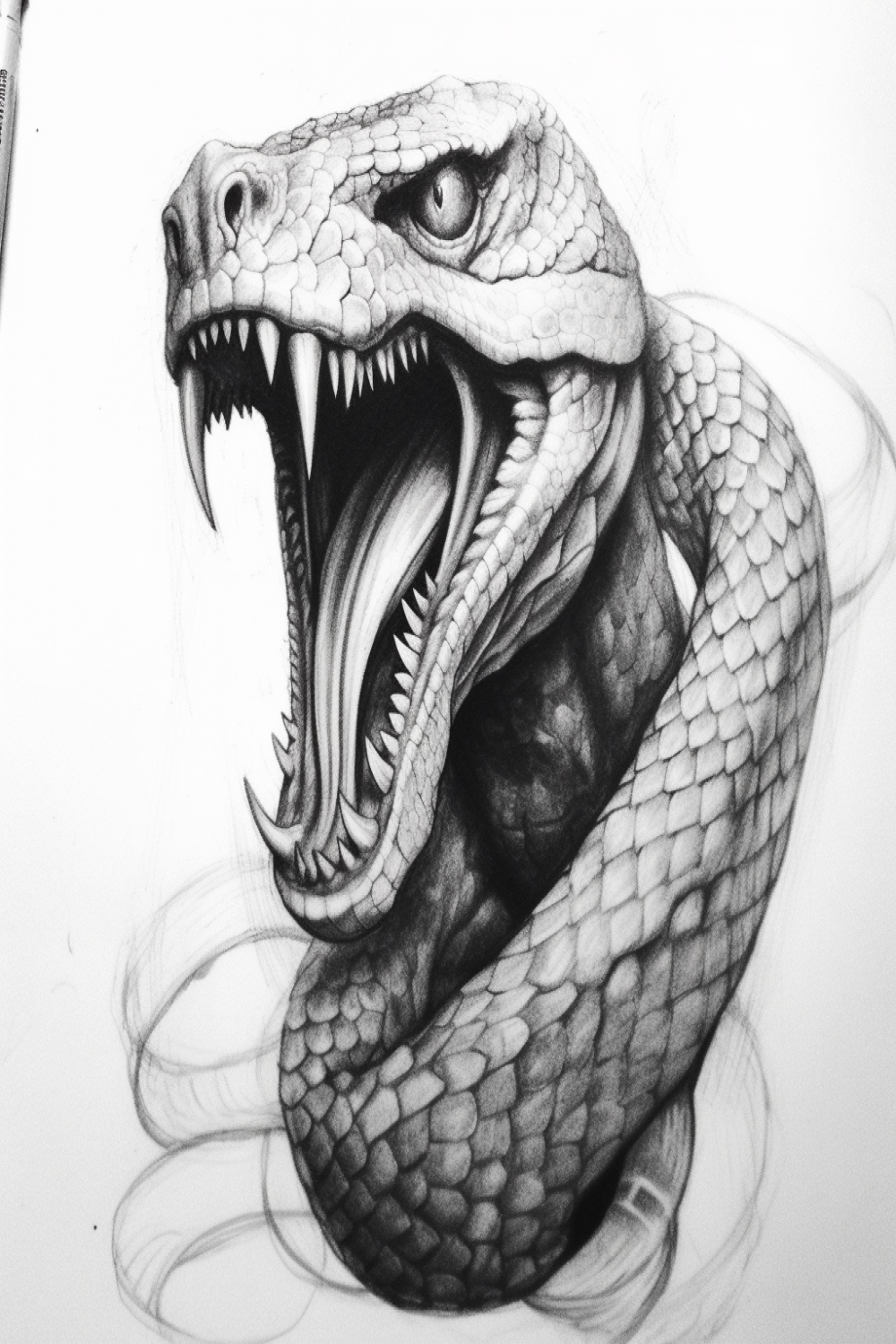 Viper snake tattoo design  Dark art tattoo, Cobra art, Snake