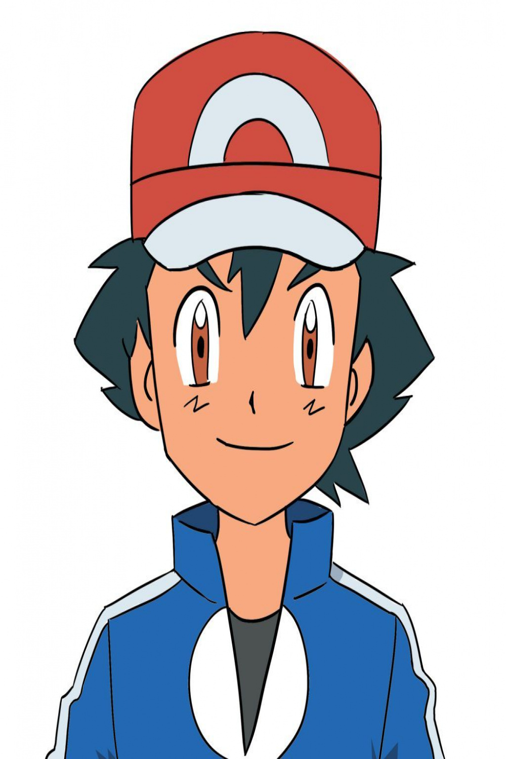 Ways to draw Ash from Pokemon ( with Pictures