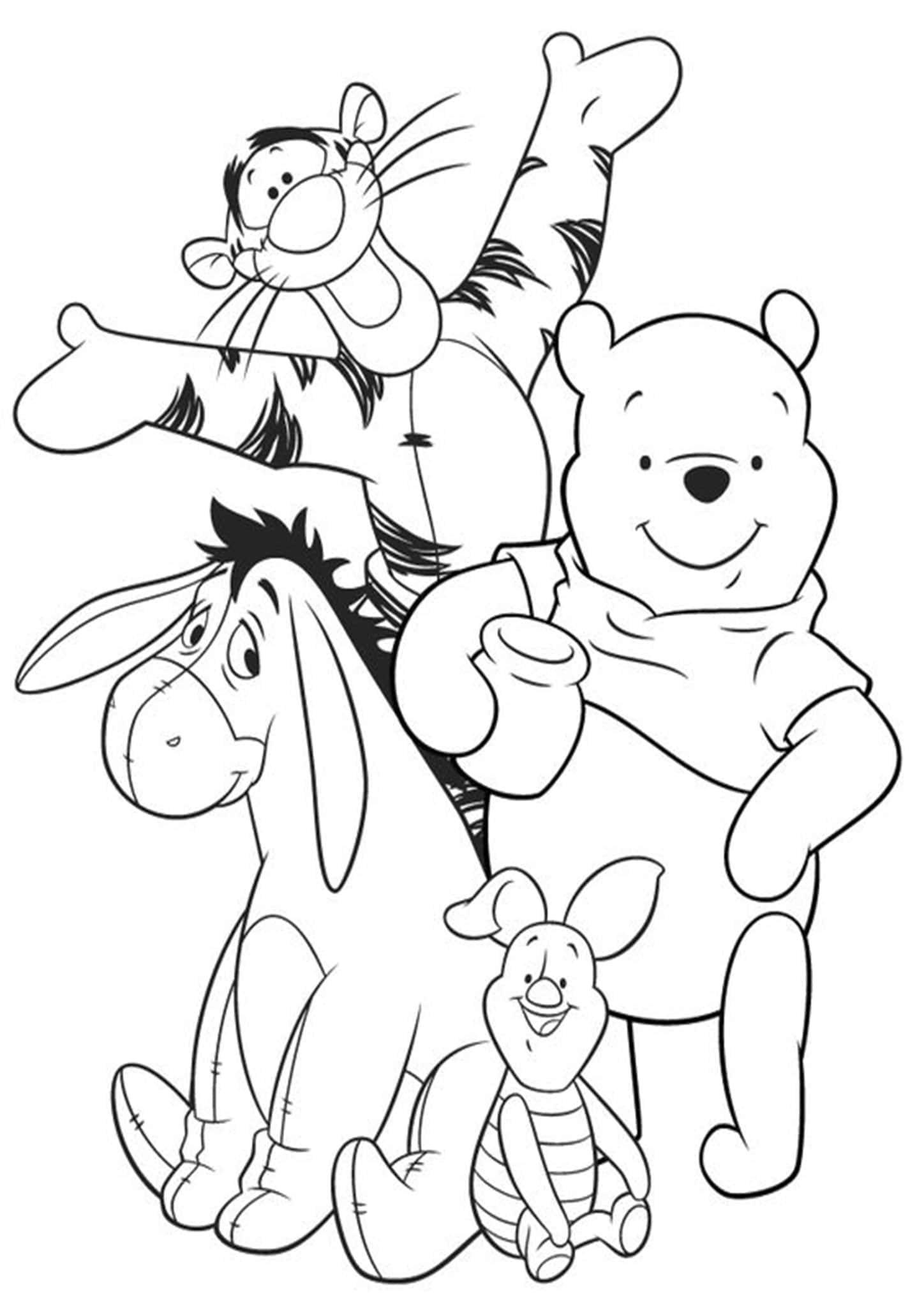 20 Cartoon Coloring Pages Characters