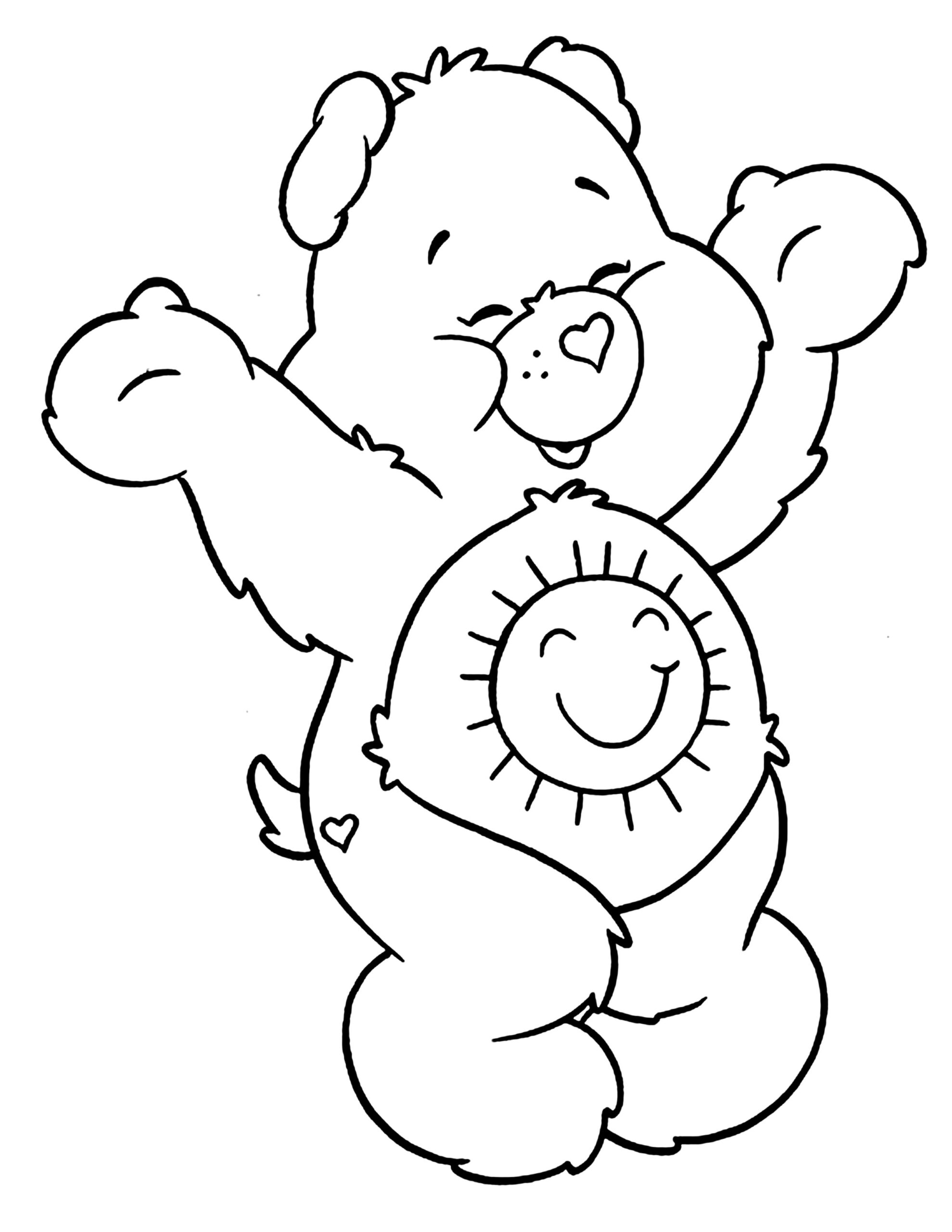 20 Coloring Sheets Cute Bear