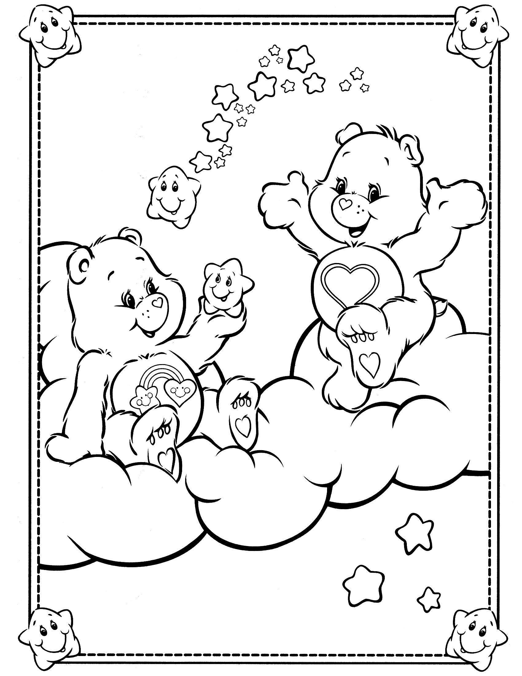 20 Coloring Sheets Cute Bear