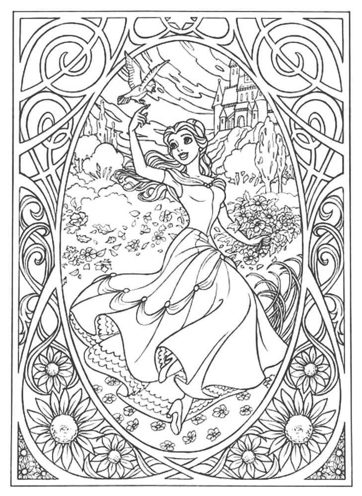 20 Disney Coloring Pages For Grown Ups Free Printable Easy