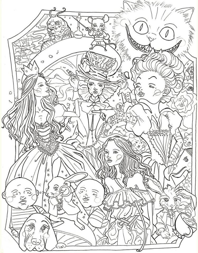 20 Disney Coloring Pages For Grown Ups Free Printable Easy