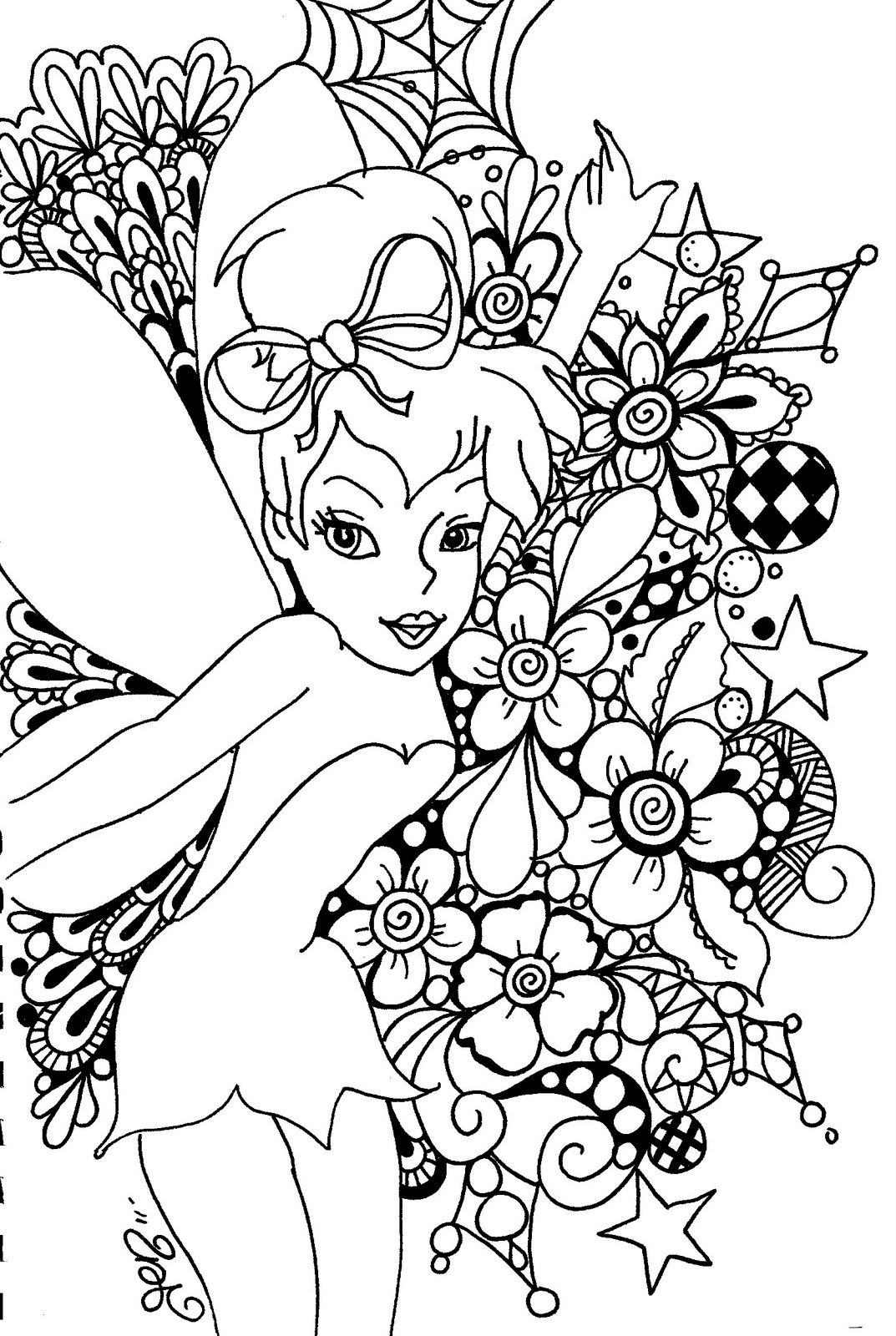 20 Disney Coloring Pages For Grown Ups Free Printable Easy