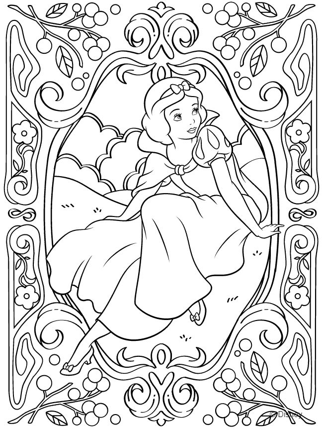 20 Disney Coloring Pages For Grown Ups Free Printable Easy