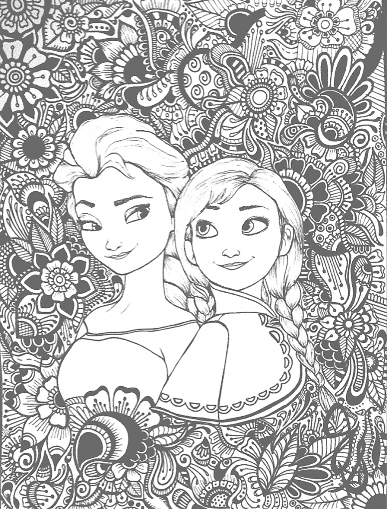 20 Disney Coloring Pages For Grown Ups Free Printable Easy