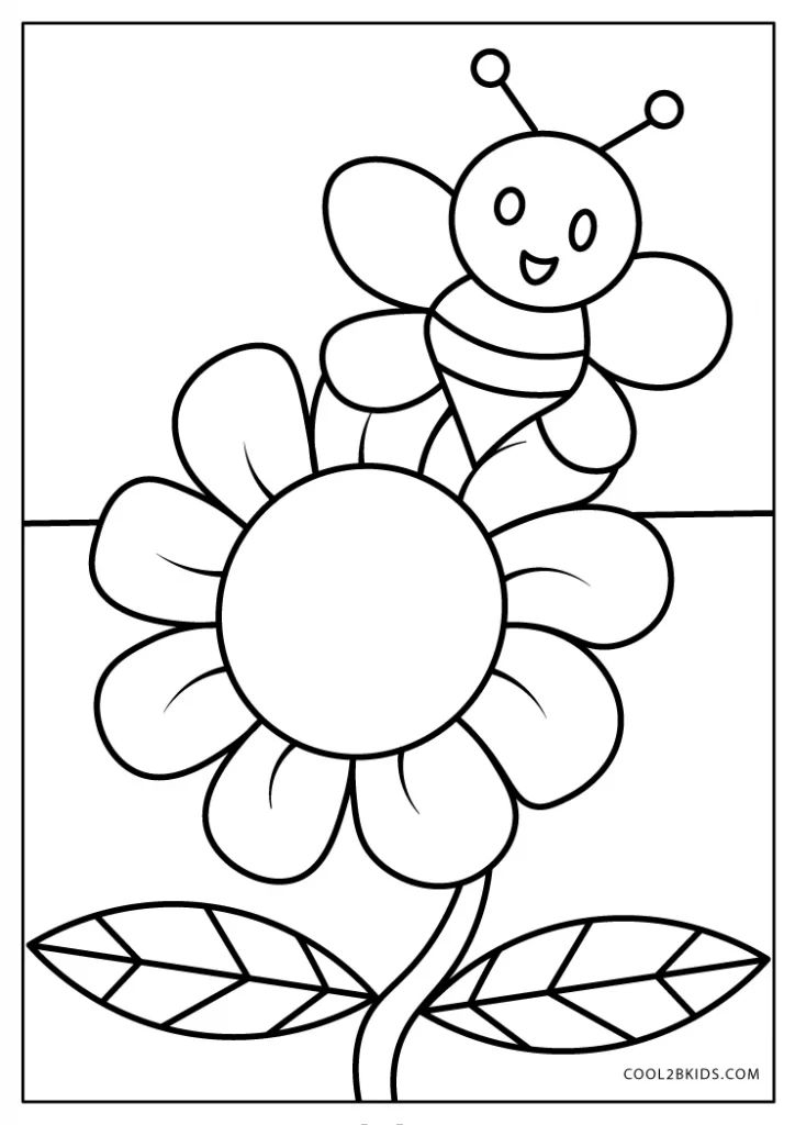 20 Easy Coloring Pages For Kids Nature