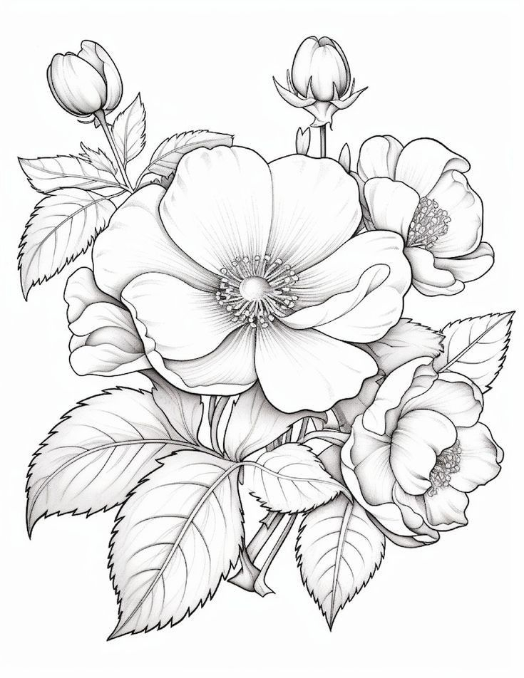 20 Flower Wreath Coloring Pages