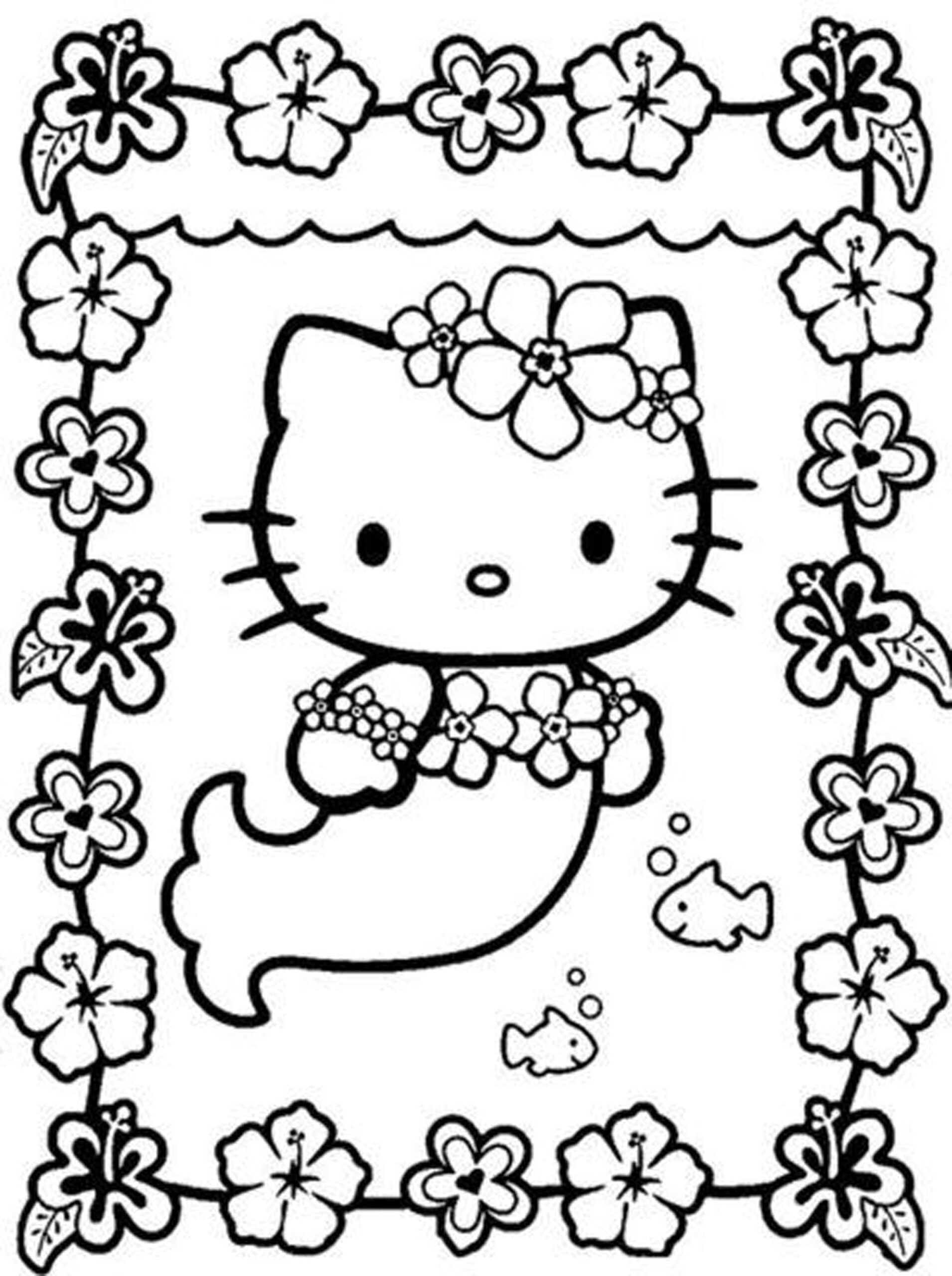 20 Hello Kitty Coloring Pages To Print