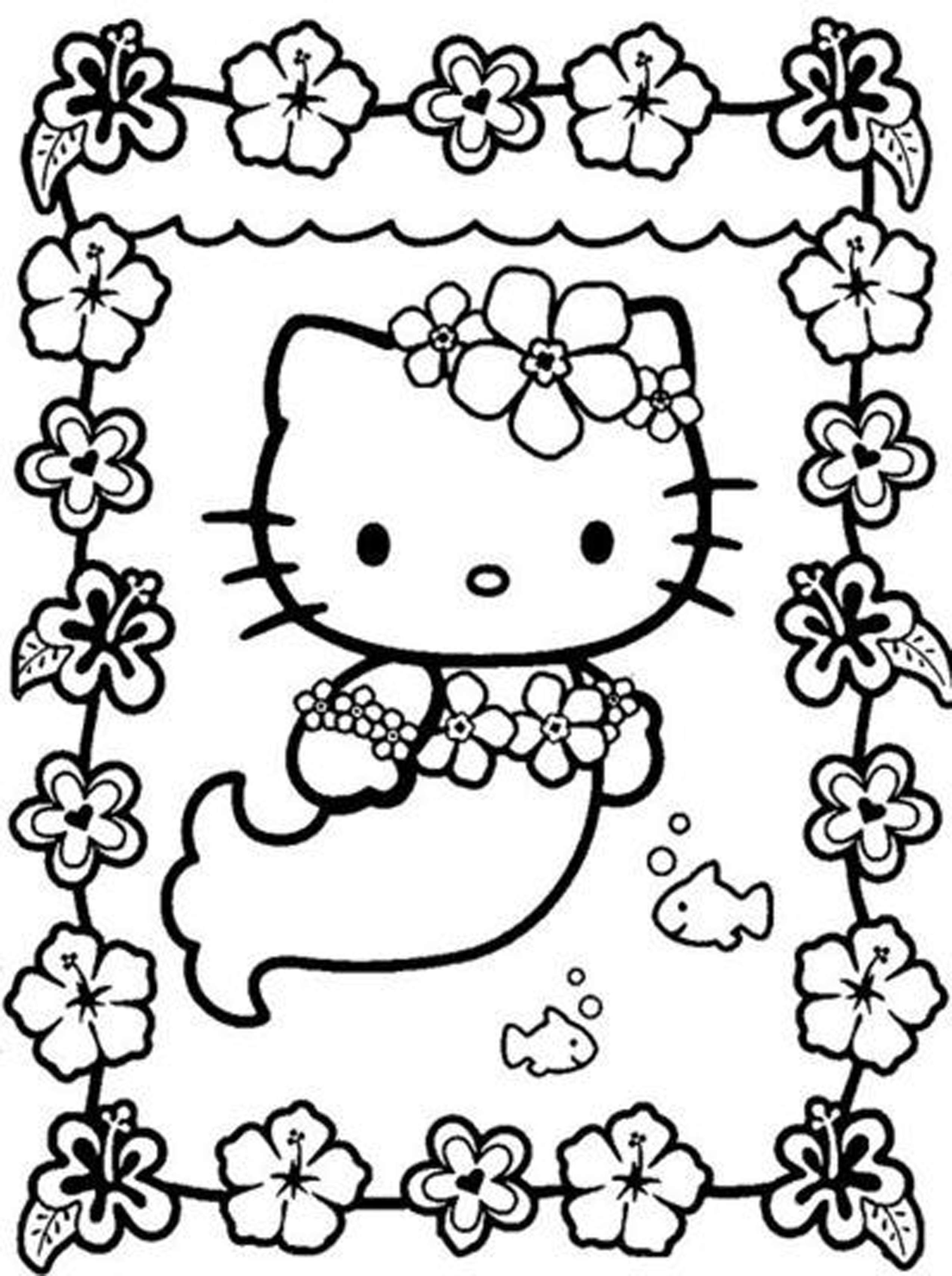 20 Hello Kitty Coloring Pages To Print