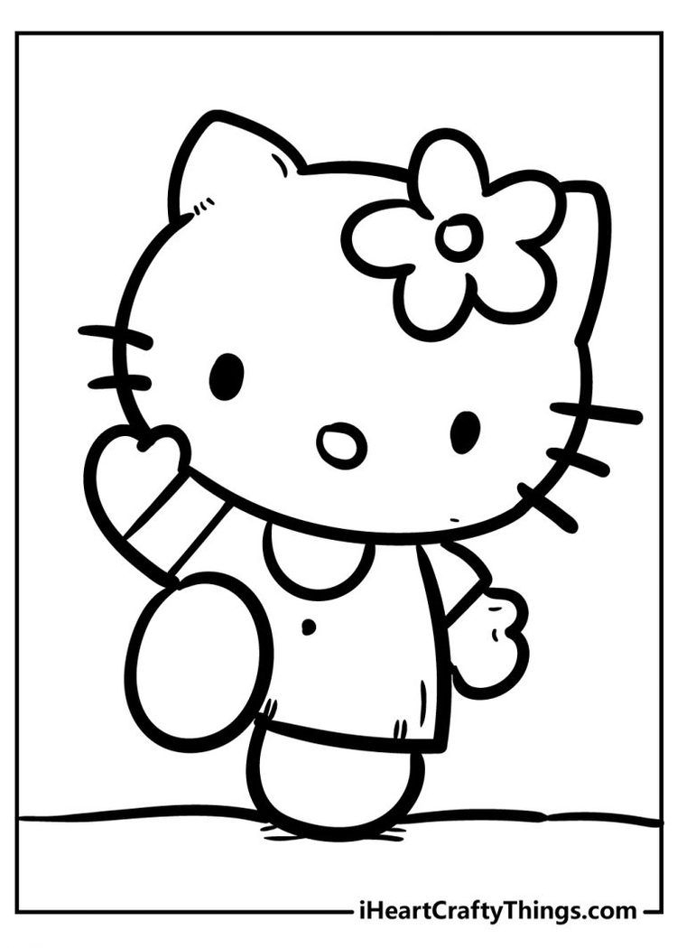 20 Hello Kitty Coloring Pages To Print