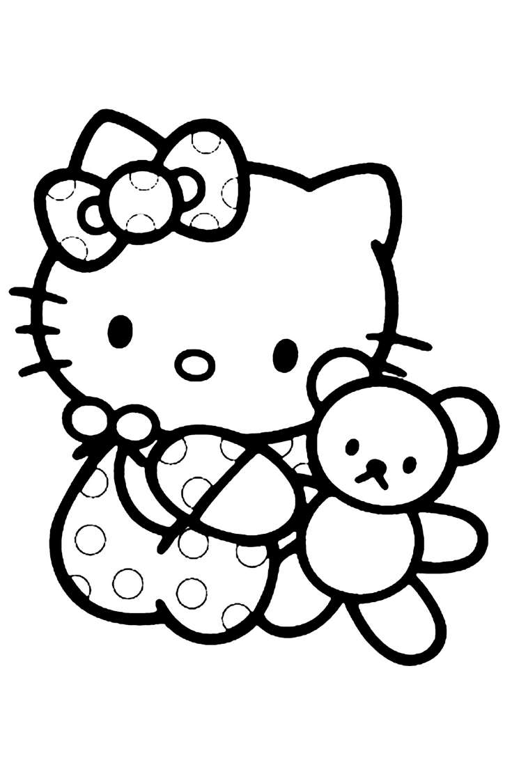 20 Hello Kitty Coloring Pages To Print