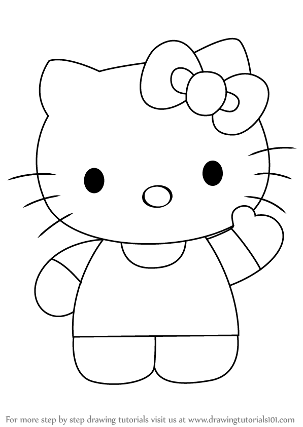 20 Hello Kitty Draw Coloring