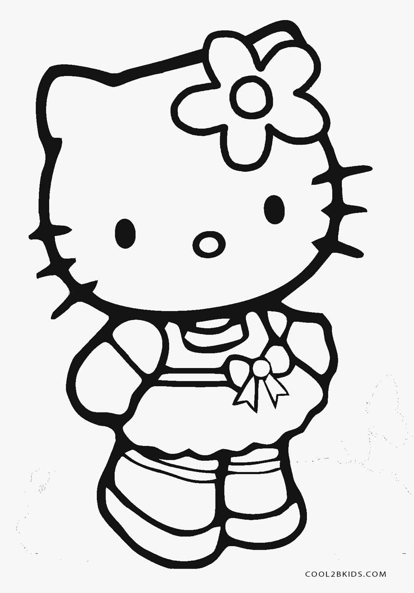 20 Hello Kitty Draw Coloring