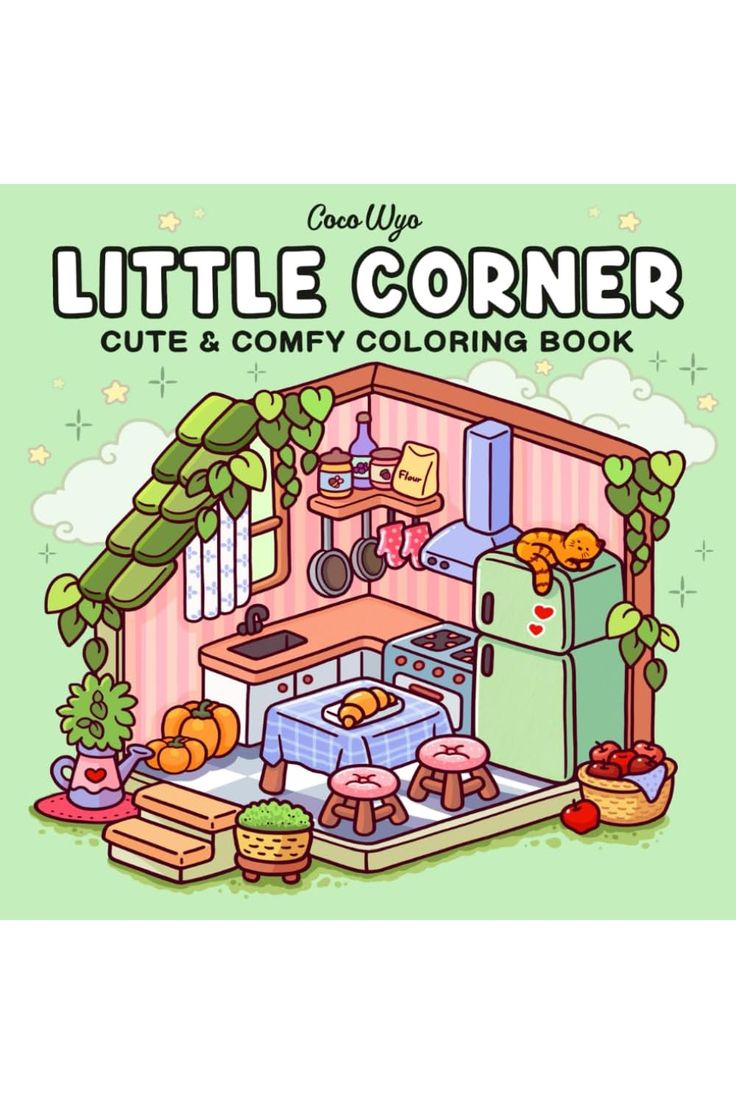 20 Little Corner Coloring Book Fish