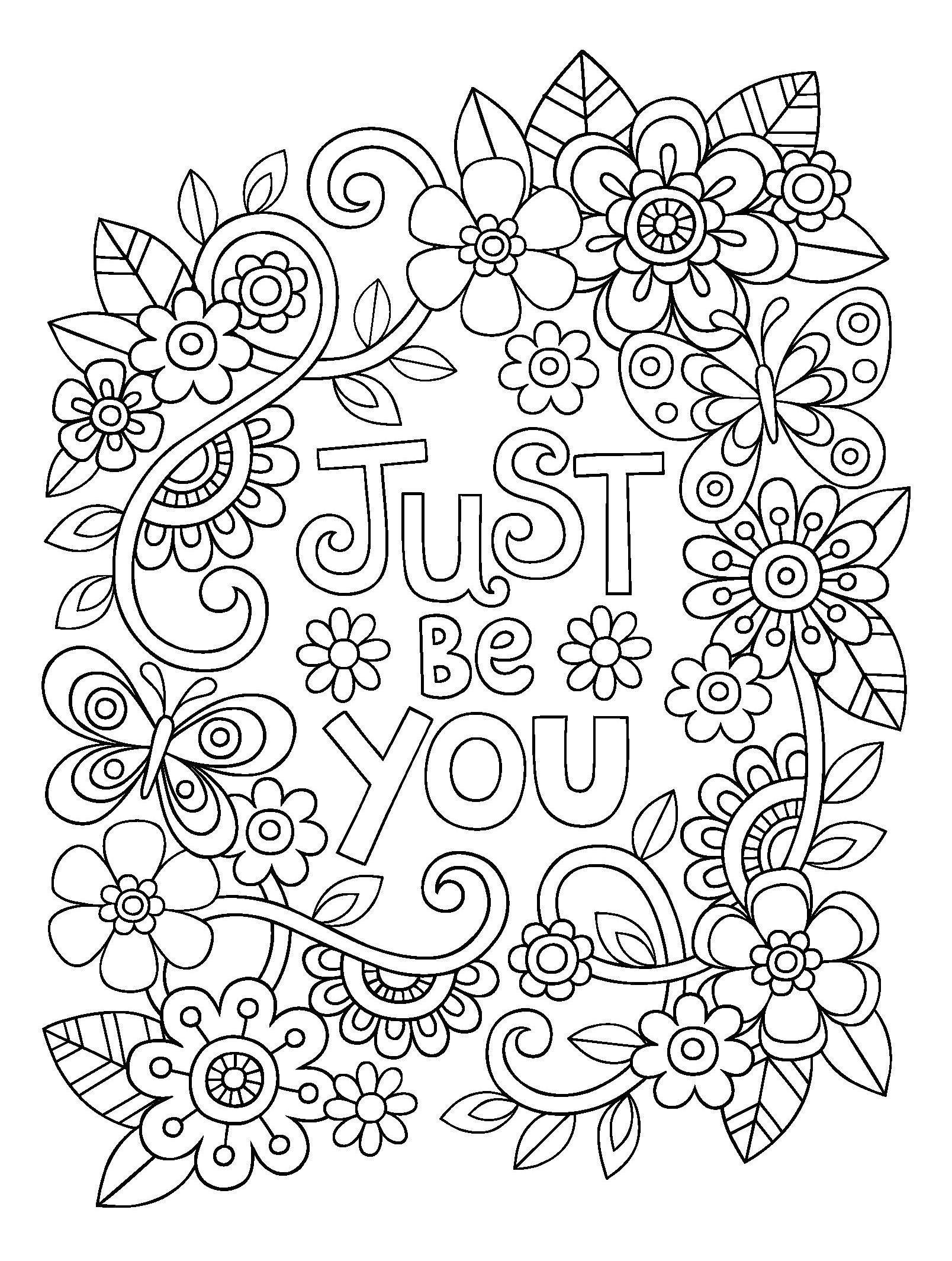 20 Printable Adult Coloring Pages Easy Free Printables