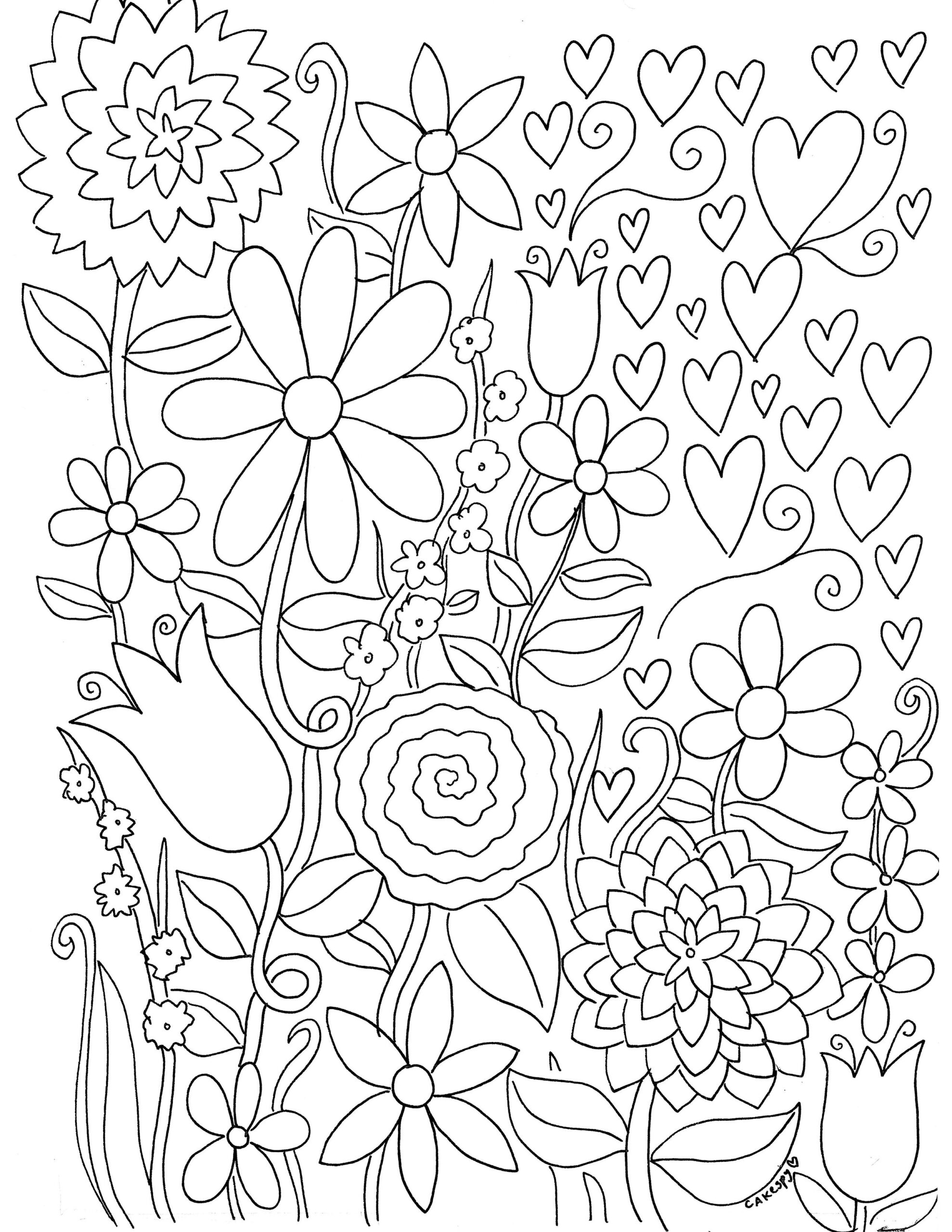 20 Printable Adult Coloring Pages Easy Free Printables