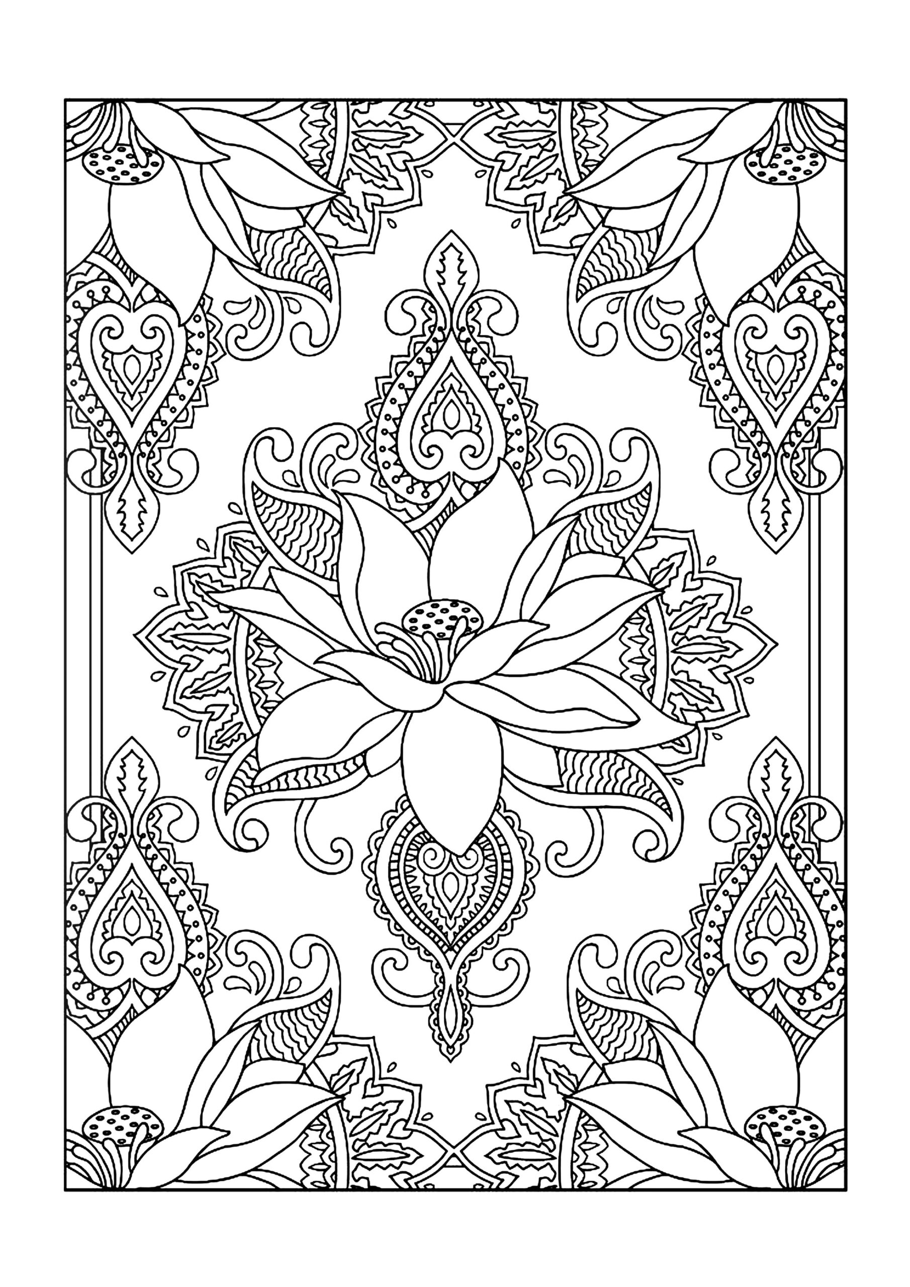 20 Printable Adult Coloring Pages Easy Free Printables